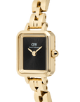 Daniel Wellington Quadro Mini Arch 3-link Onyx Sunray Gold