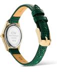 Daniel Wellington Ophelia Mini Green Lizard White Guilloché Gold