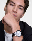 Daniel Wellington Iconic Paradigma Link Black Bezel Watch