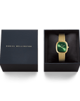 Margot Braided Mesh Emerald Gold