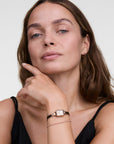 Daniel Wellington Quadro Mini Reflection Rose Gold Watch