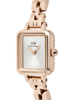 Daniel Wellington Quadro Mini Arch 3-link White Sunray Rose Gold