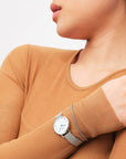 Daniel Wellington Petite Roman Numerals 28 Sterling S White Watch