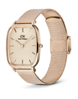 Daniel Wellington Marlon Wire Linen Rose Gold Watch