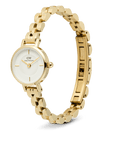 Daniel Wellington Petite Mini Arch 3-link White Gold