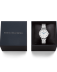 Daniel Wellington Petite Roman Numerals Date 5-link Silver