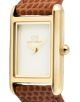Daniel Wellington Bound Mini Light Brown Lizard Gold