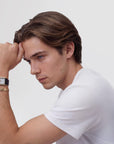 Daniel Wellington Bound Black Lizard Guilloché Gold