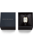 Daniel Wellington Quadro Roman Numerals Date Sheffield Gold