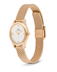 Daniel Wellington Ophelia Mini Mesh White Rose Gold