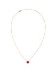 Daniel Wellington Audrey Necklace Red Agathe Rose Gold