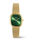 Margot Braided Mesh Emerald Gold