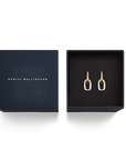 Daniel Wellington Contrast Link Earrings Two Tone Gold