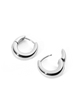 Flow Earring 15mm Silver