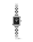 Daniel Wellington Quadro Mini Arch 3-link Onyx Sunray Silver