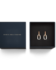 Daniel Wellington Contrast Link Earrings Two Tone Rose Gold