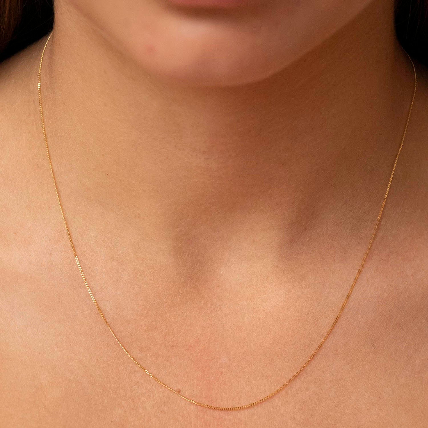 9CT 1.4MM DIAMOND CUT CURB CHAIN