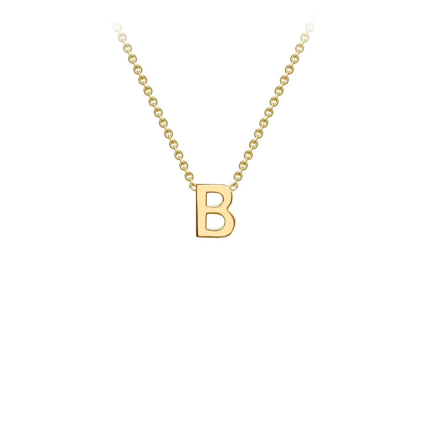9CT PETITE INITIAL NECKLACE