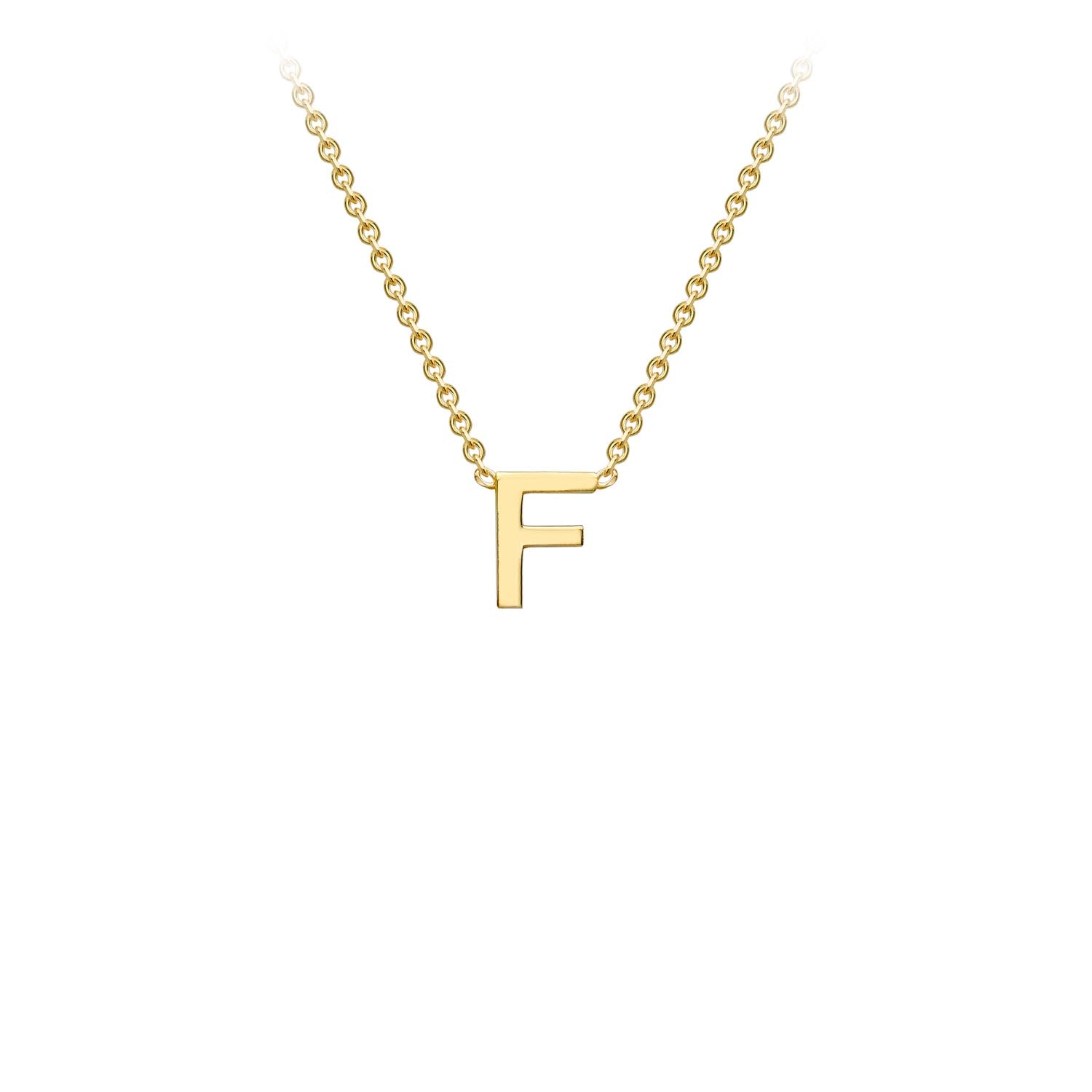 9CT PETITE INITIAL NECKLACE