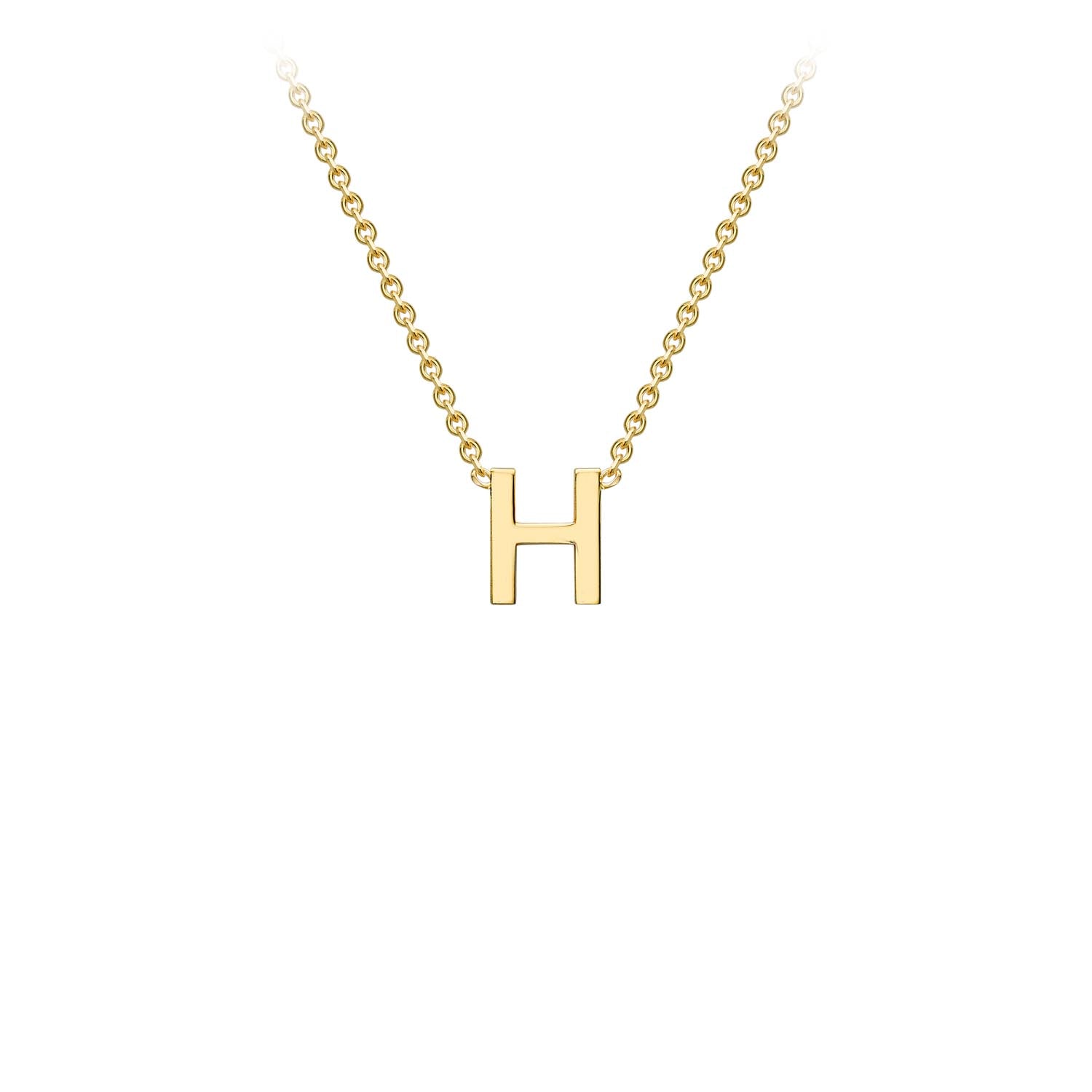 9CT PETITE INITIAL NECKLACE