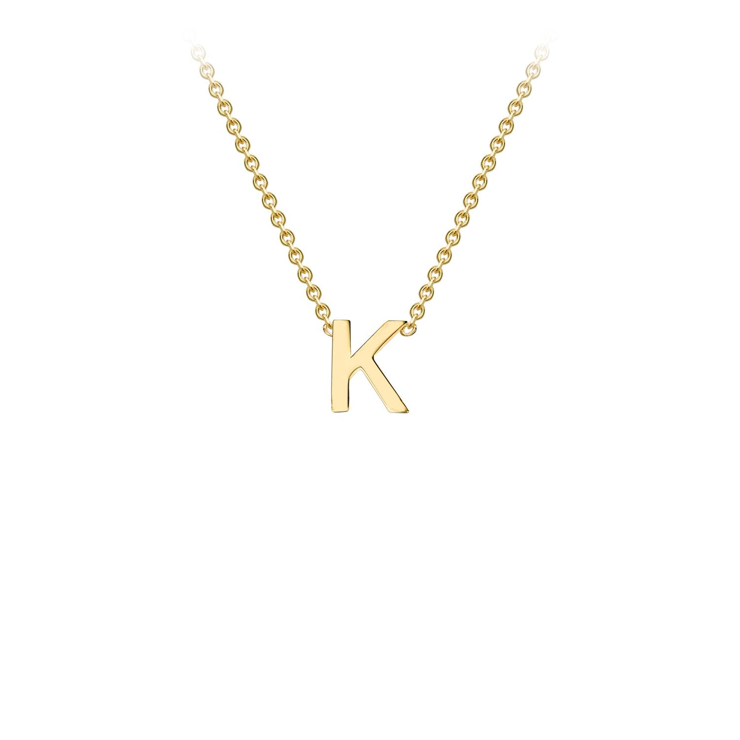 9CT PETITE INITIAL NECKLACE