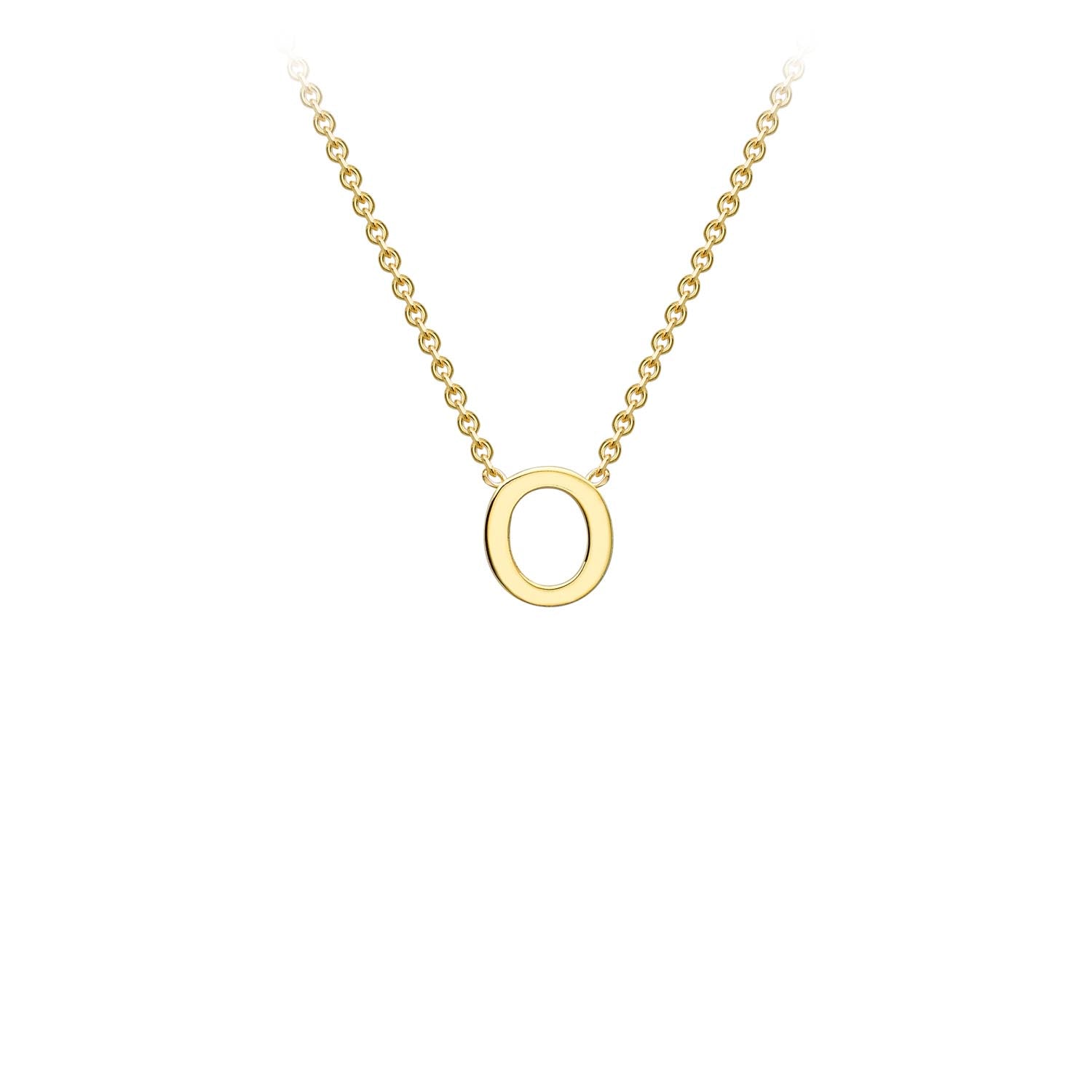 9CT PETITE INITIAL NECKLACE