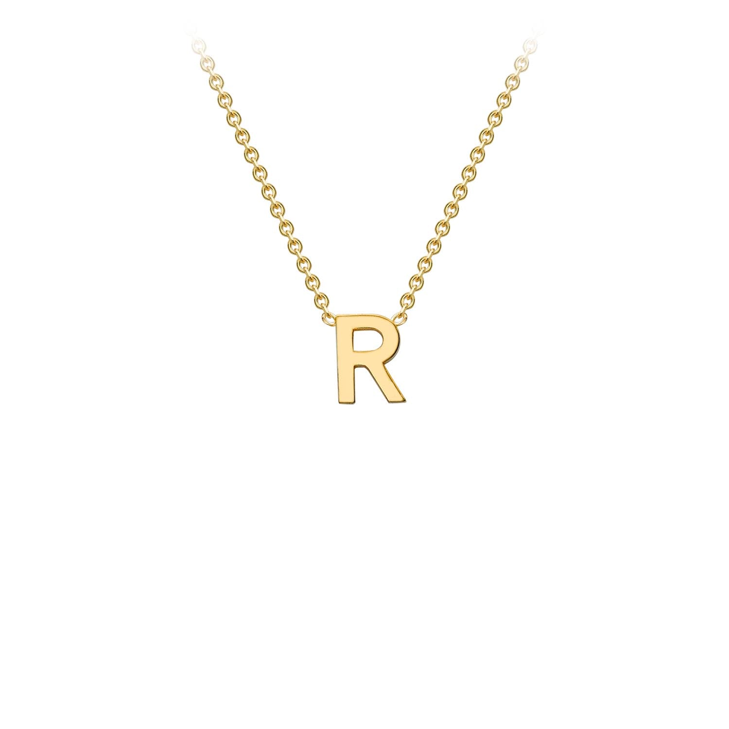 9CT PETITE INITIAL NECKLACE