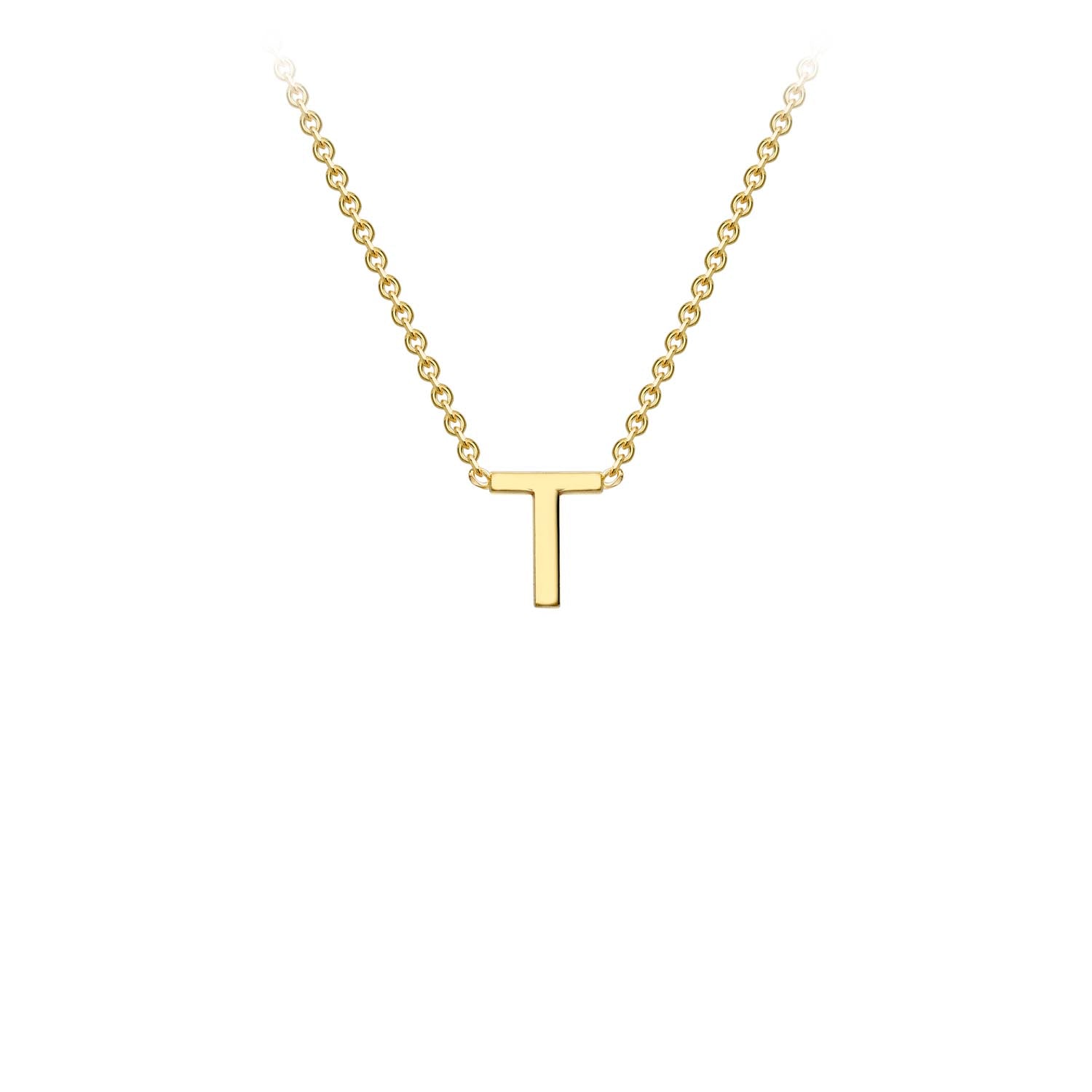 9CT PETITE INITIAL NECKLACE