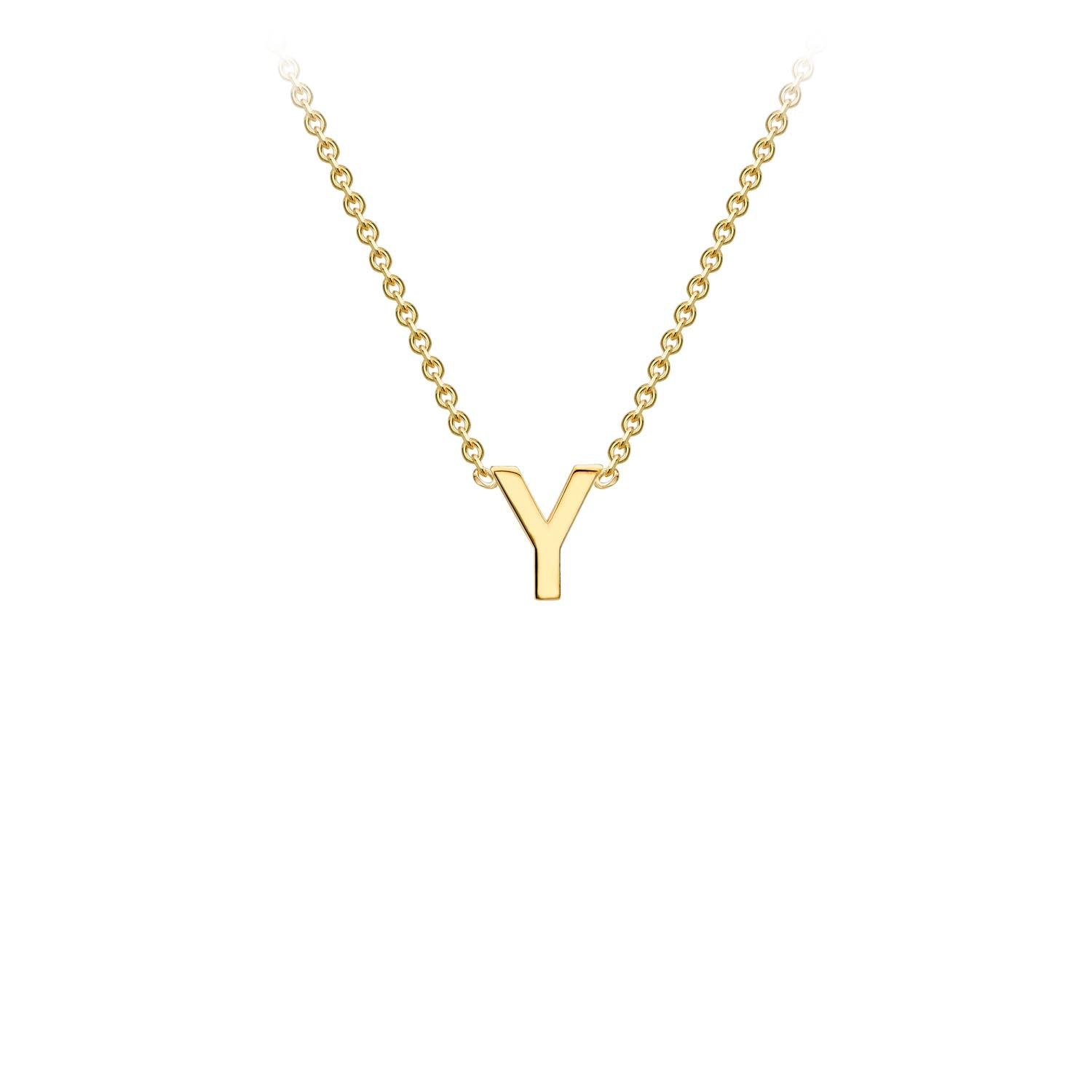 9CT PETITE INITIAL NECKLACE