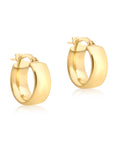 9CT LIZ HOOP EARRINGS