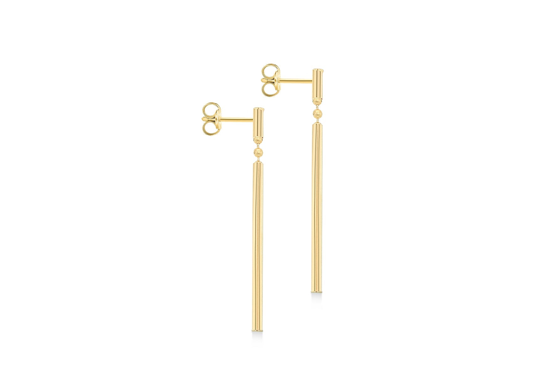 9CT VIVA DROP STUD EARRINGS