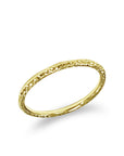 9CT GIA STACKER RING