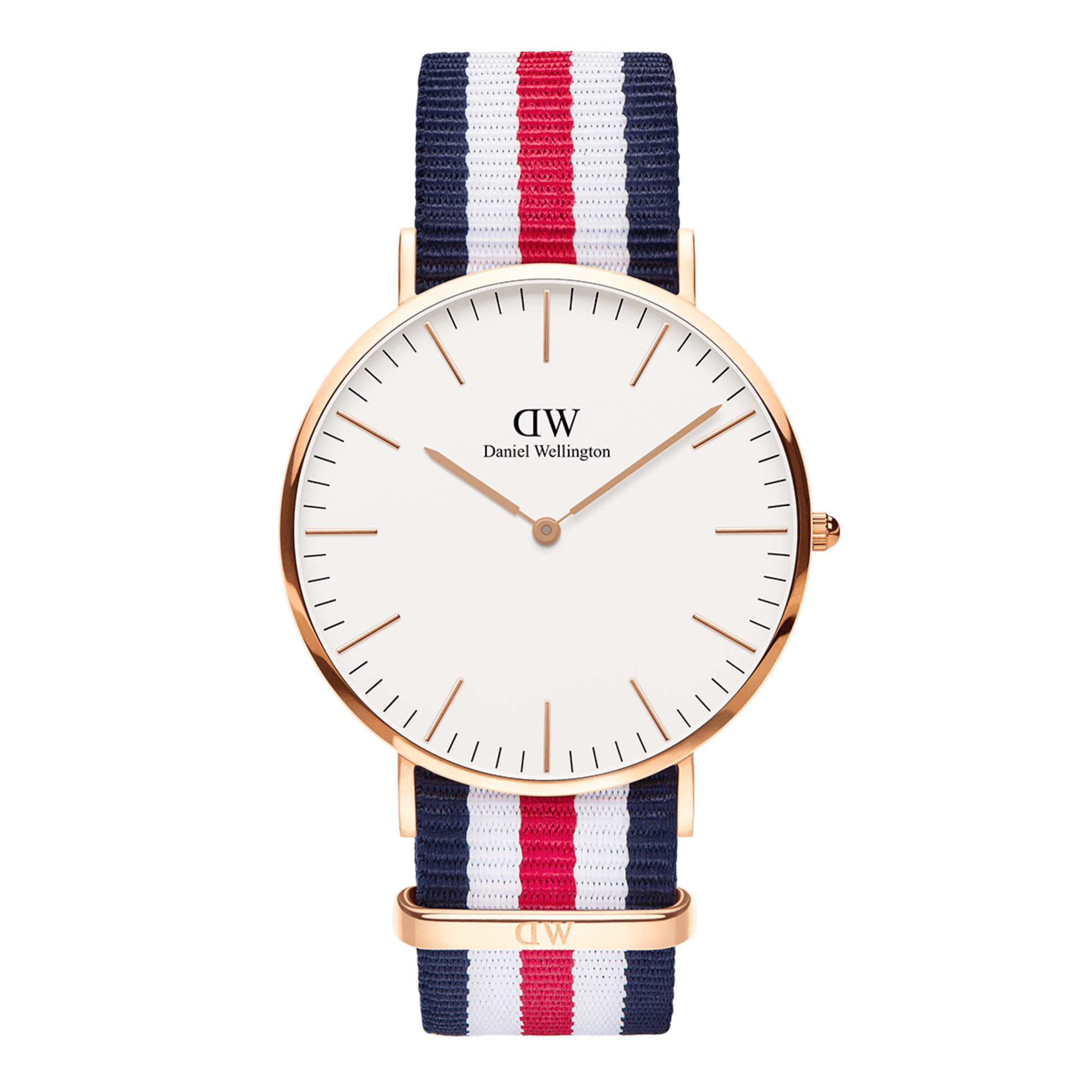 Daniel Wellington Classic 40 Canterbury Rose Gold & White Watch