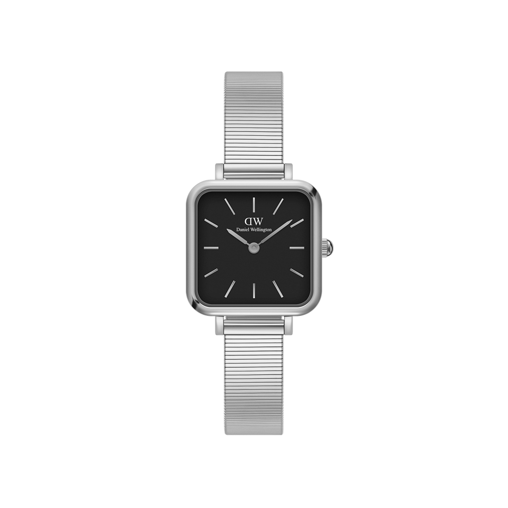 Daniel Wellington Quadro Studio 22x22 Silver & Black Watch