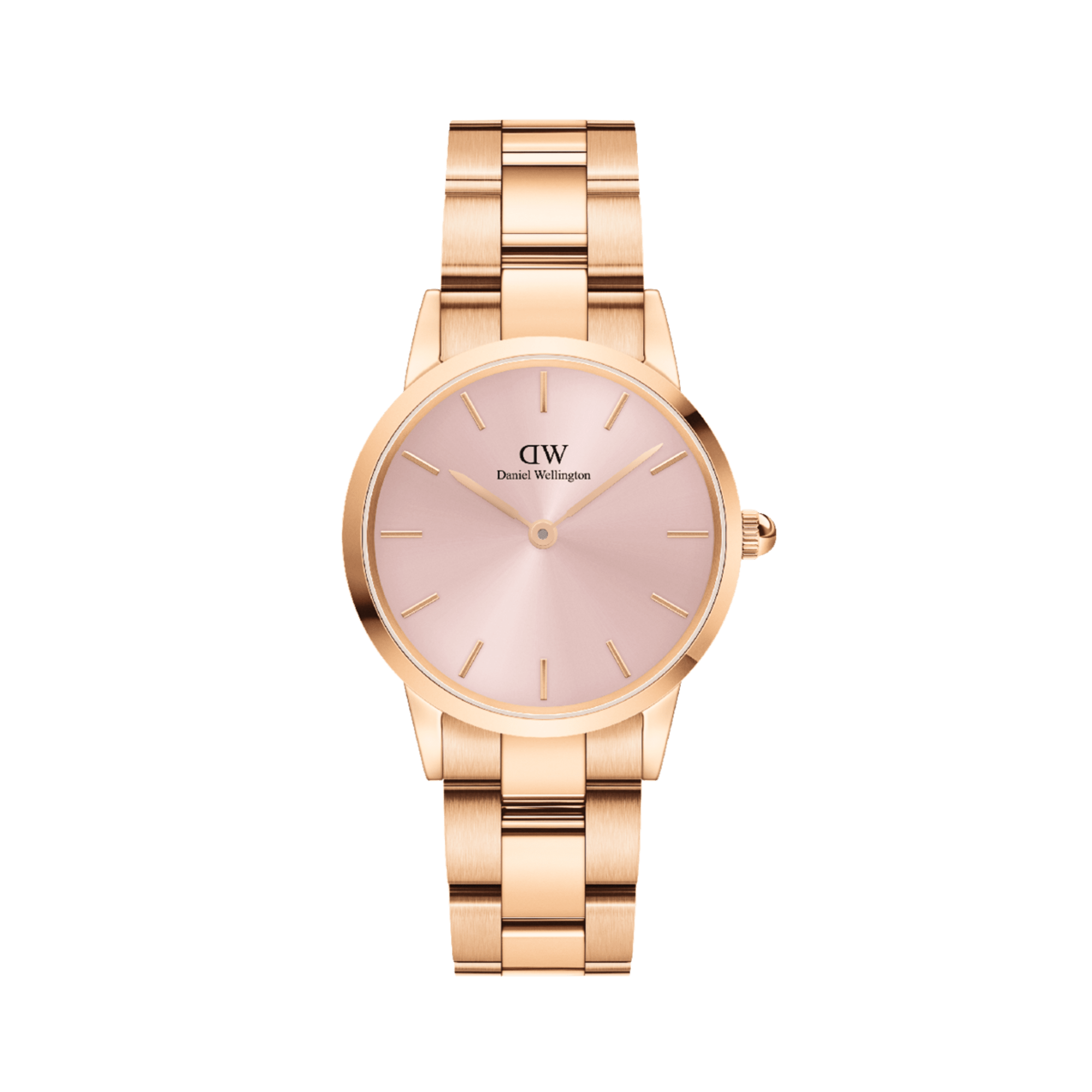 Daniel Wellington Iconic Link 32 Rose Gold & Light Pink Watch