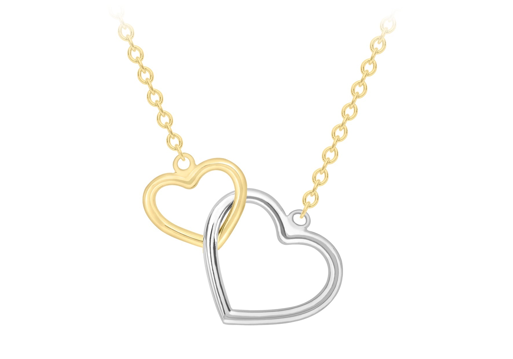 9CT LENNON HEART NECKLACE