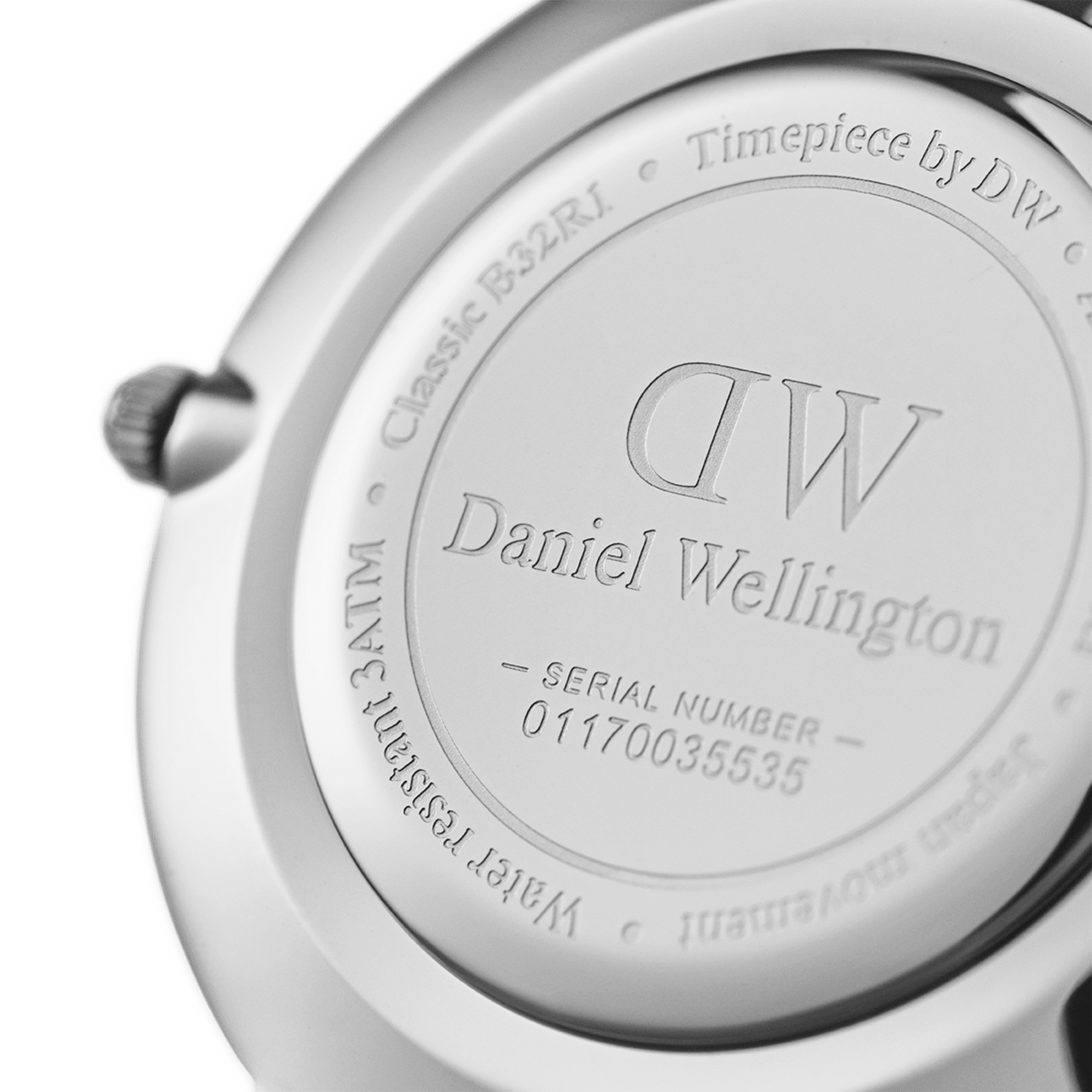 Daniel Wellington Petite 32 Bristol Silver & Black Watch