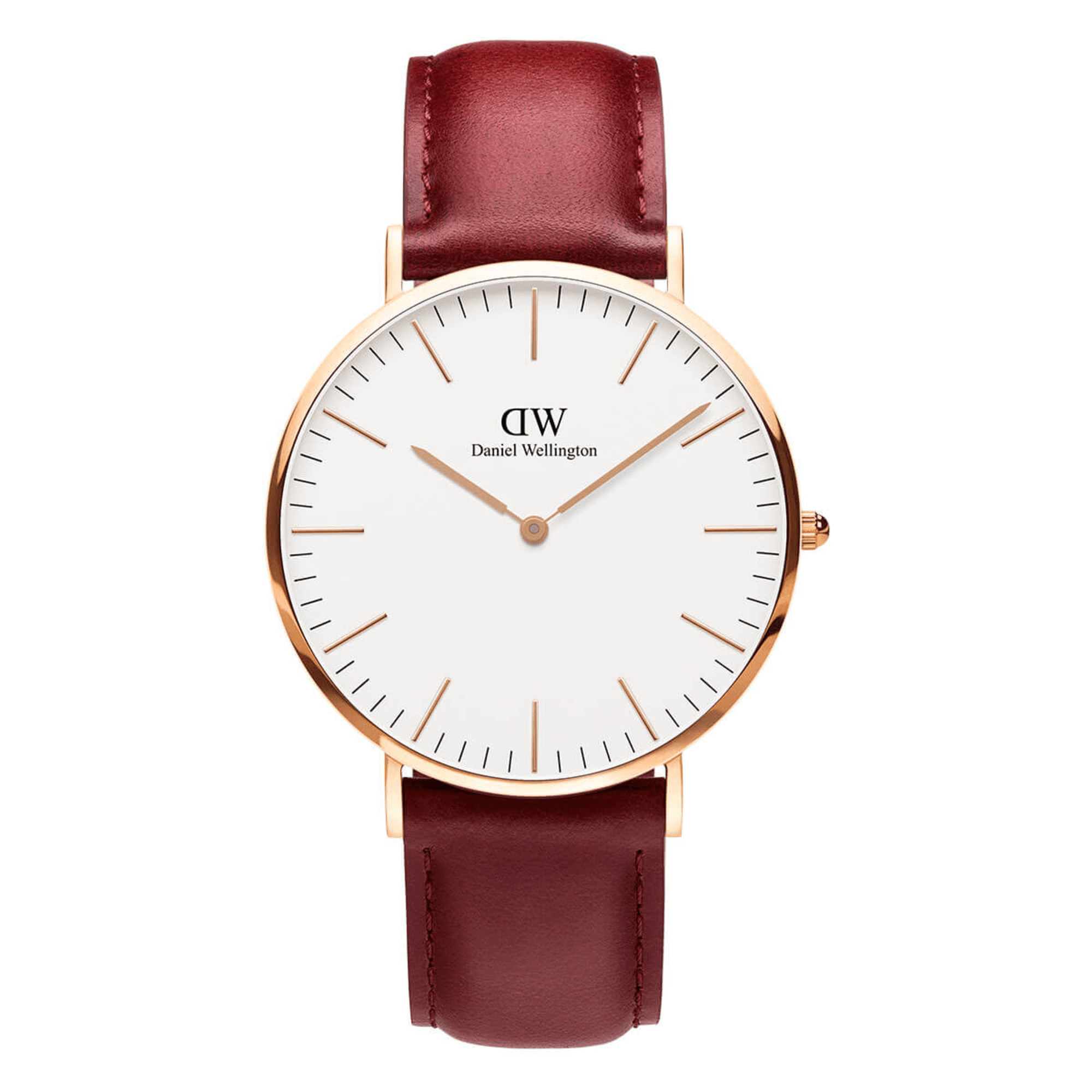 Daniel Wellington Classic 40 Suffolk Rose Gold & White Watch