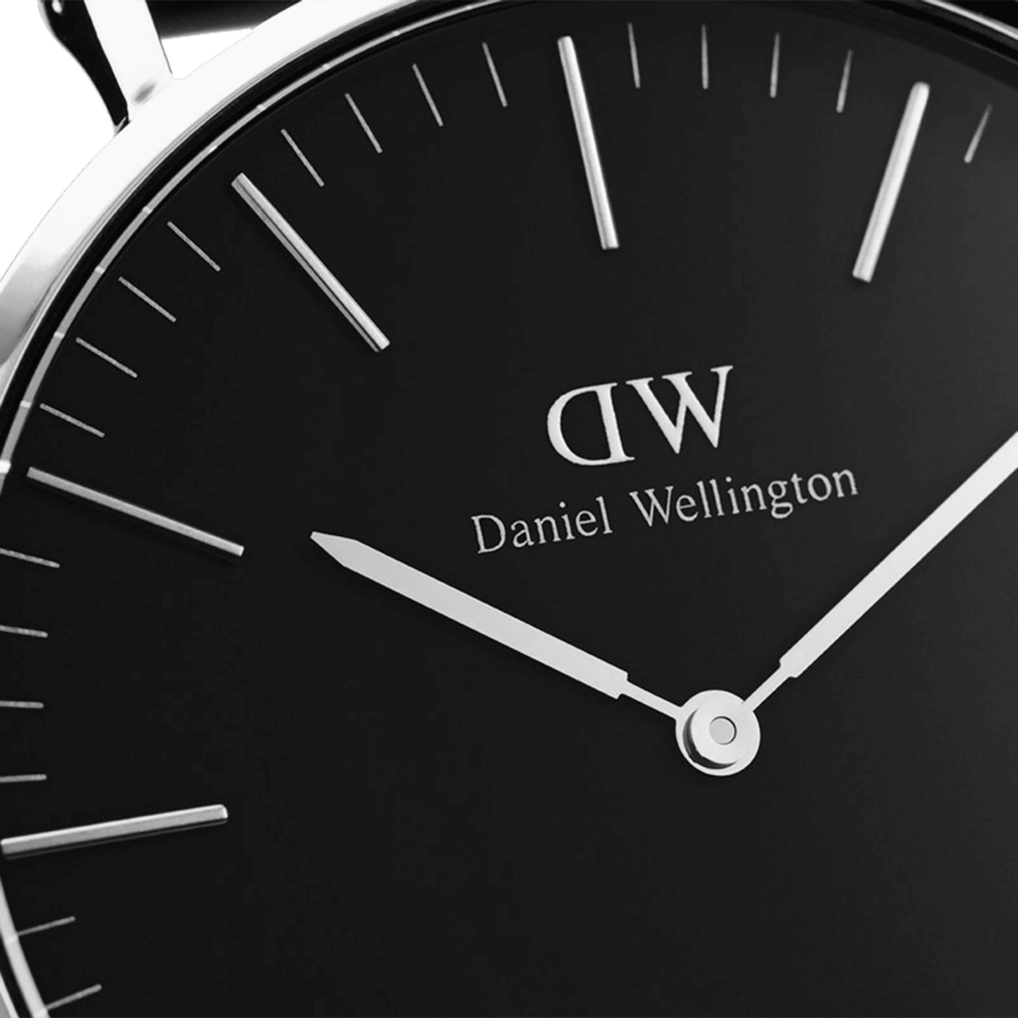 Daniel Wellington Classic 36 York Silver & Black Watch