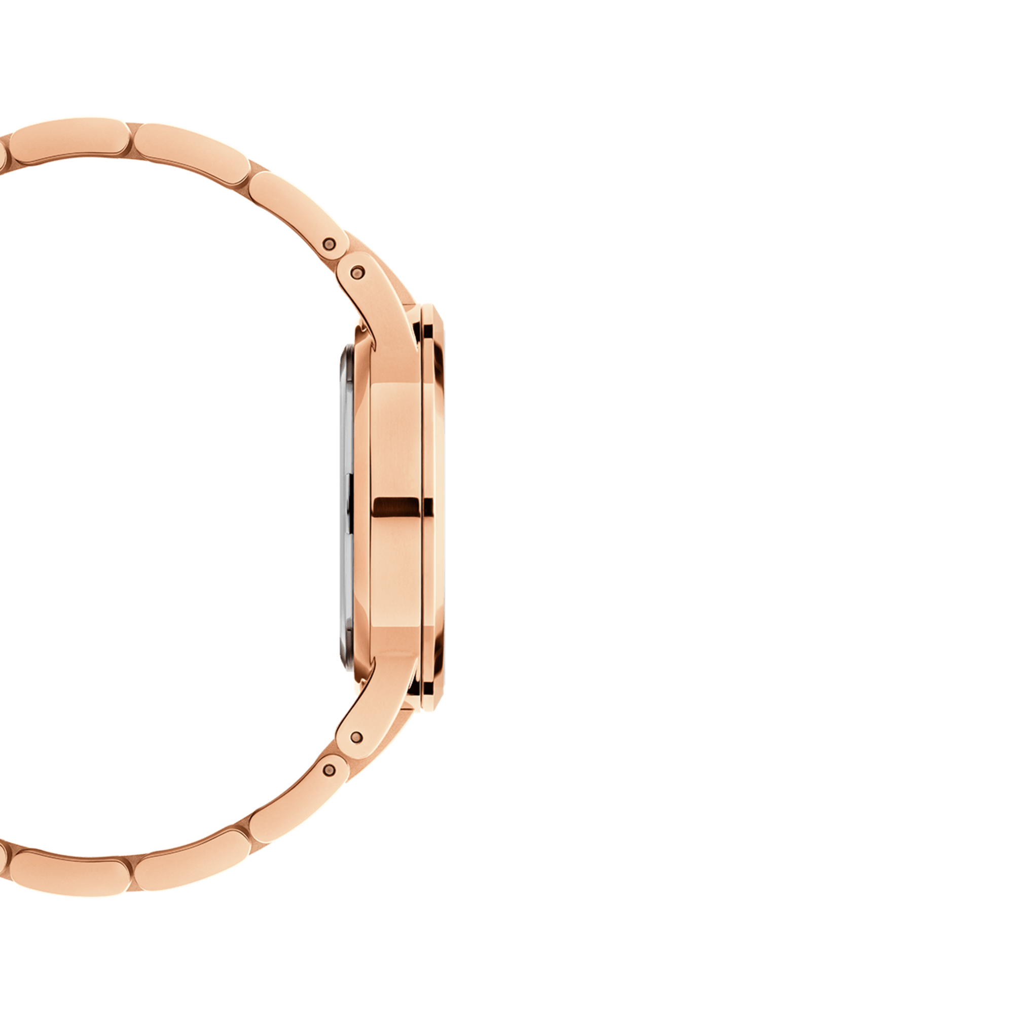 Daniel Wellington Iconic Link 36 Rose Gold & White Watch