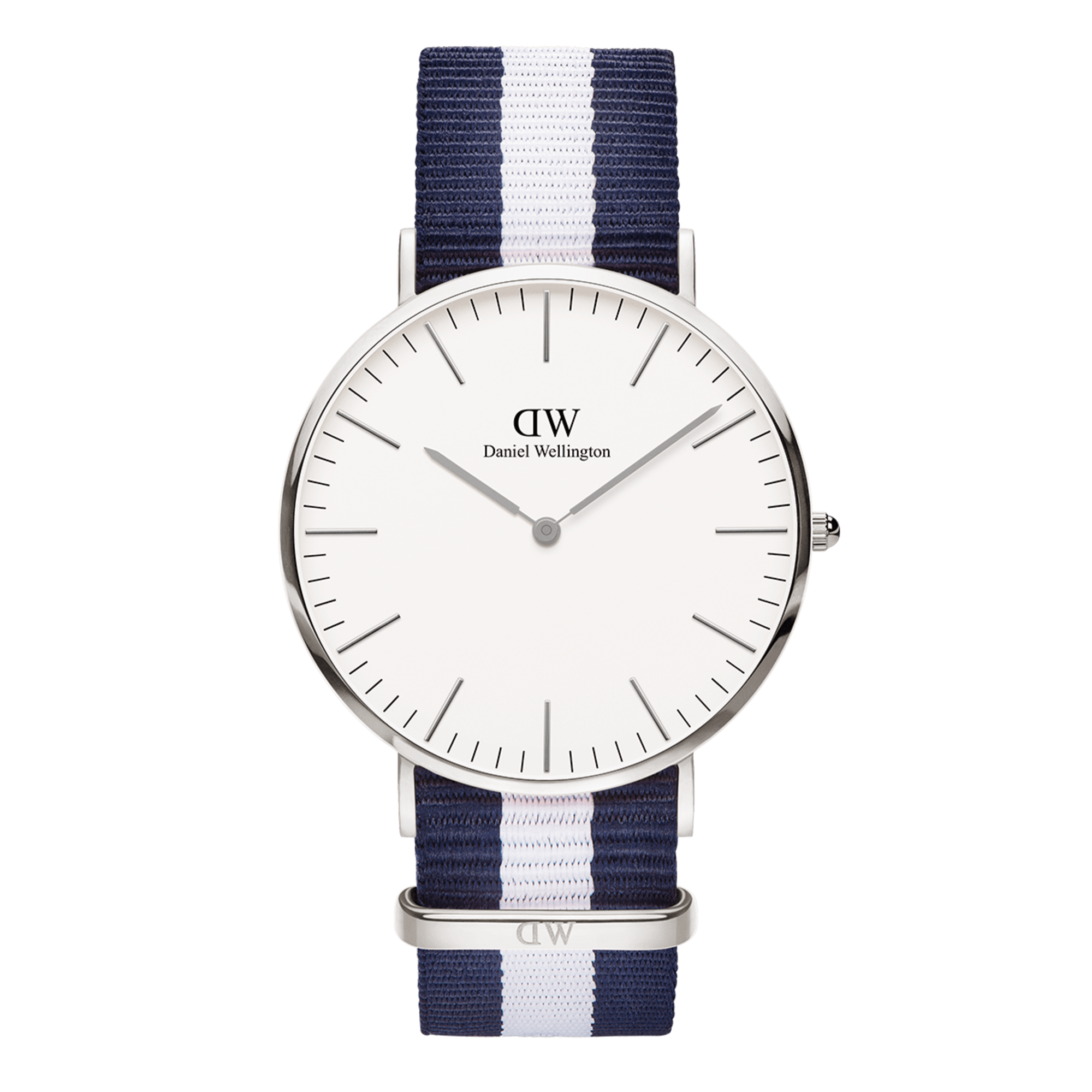 Daniel Wellington Classic 40 Glasgow Silver & White Watch