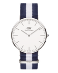Daniel Wellington Classic 40 Glasgow Silver & White Watch