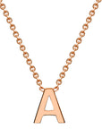 9CT PETITE INITIAL NECKLACE