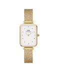 Daniel Wellington Quadro 20X26 Pressed Evergold Lumine Gold & White Watch