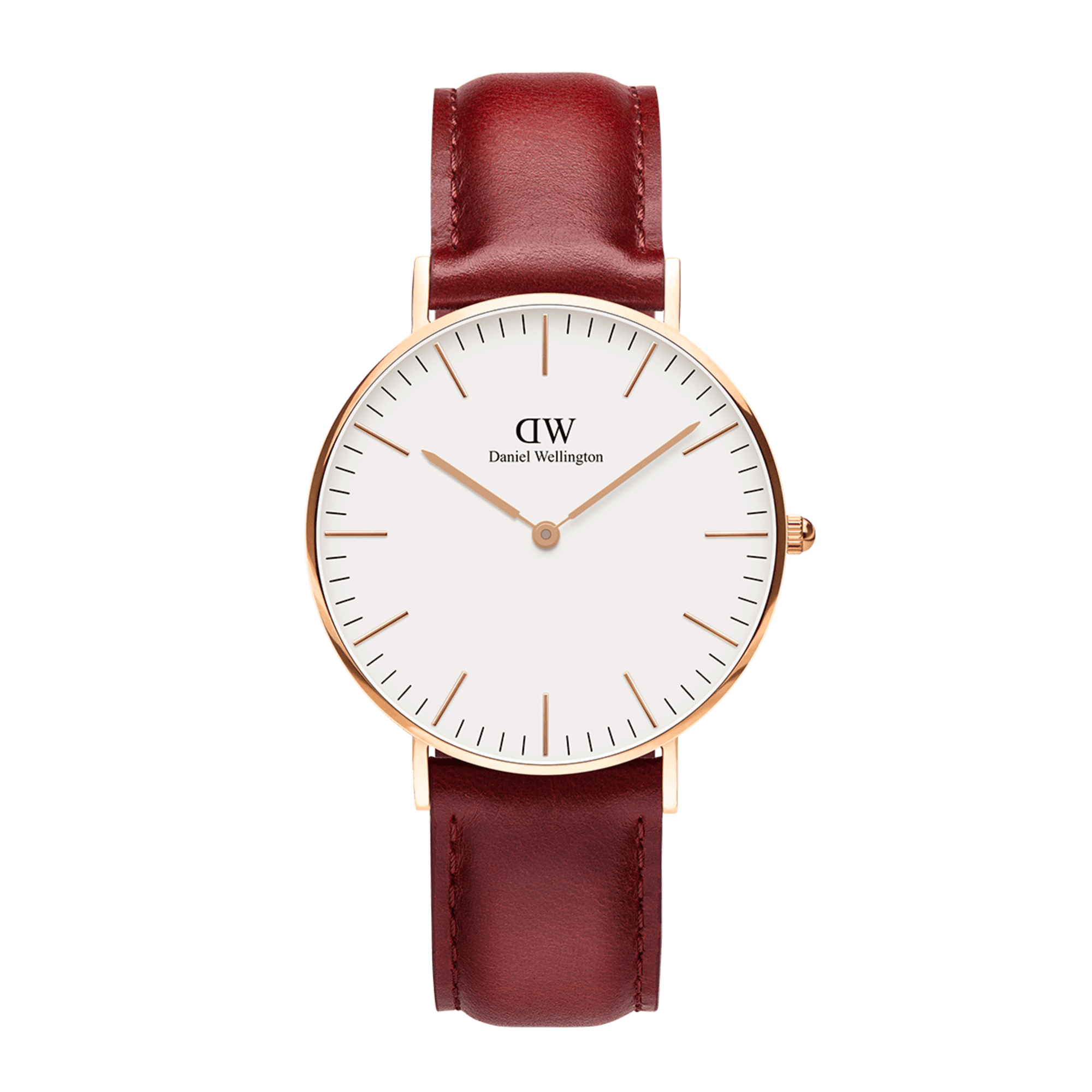 Daniel Wellington Classic 40 Suffolk Rose Gold & White Watch