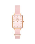 Daniel Wellington Quadro 20X26 Coral Rose Gold Mother of Pearl Watch