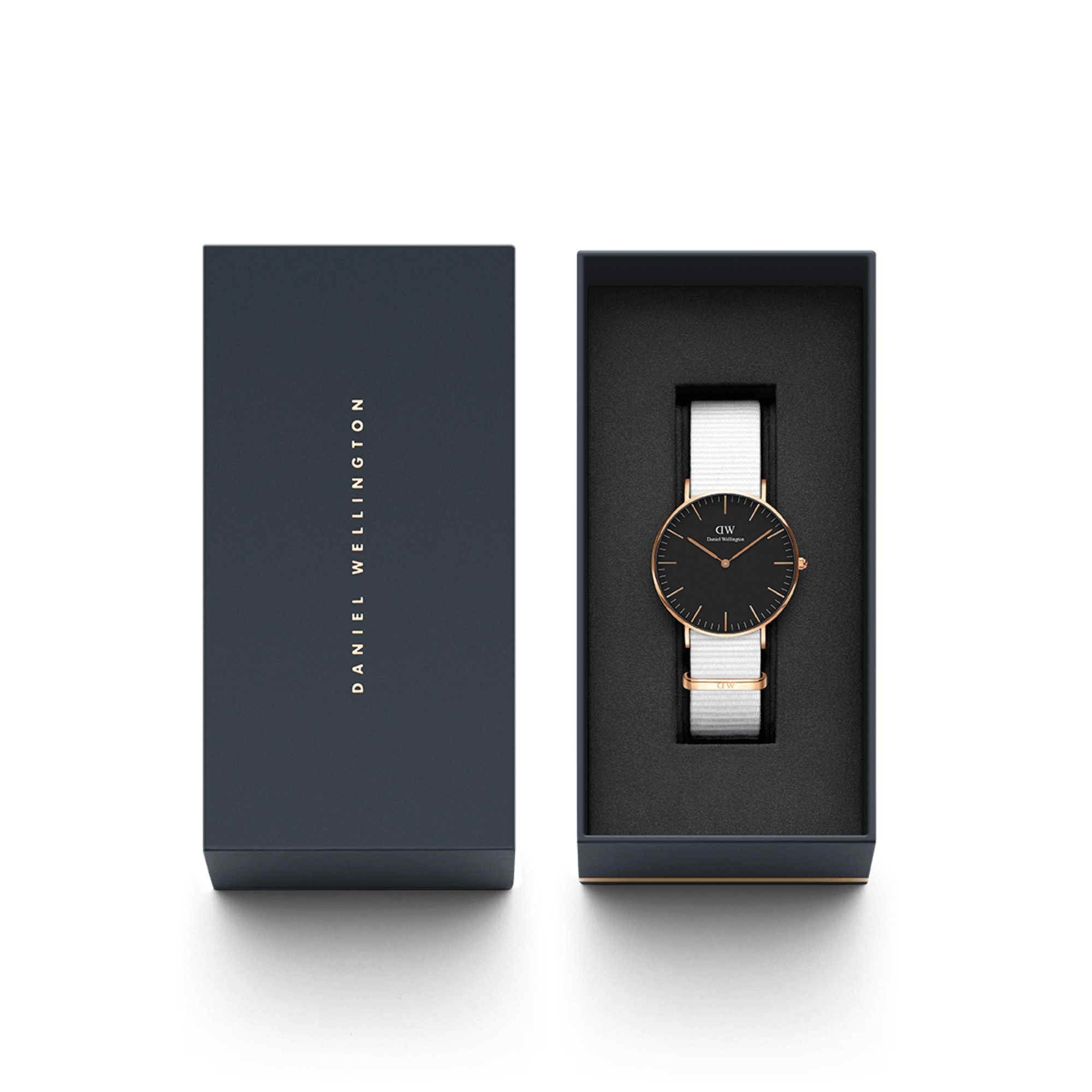 Daniel Wellington Classic 36 Dover Rose Gold & Black Watch