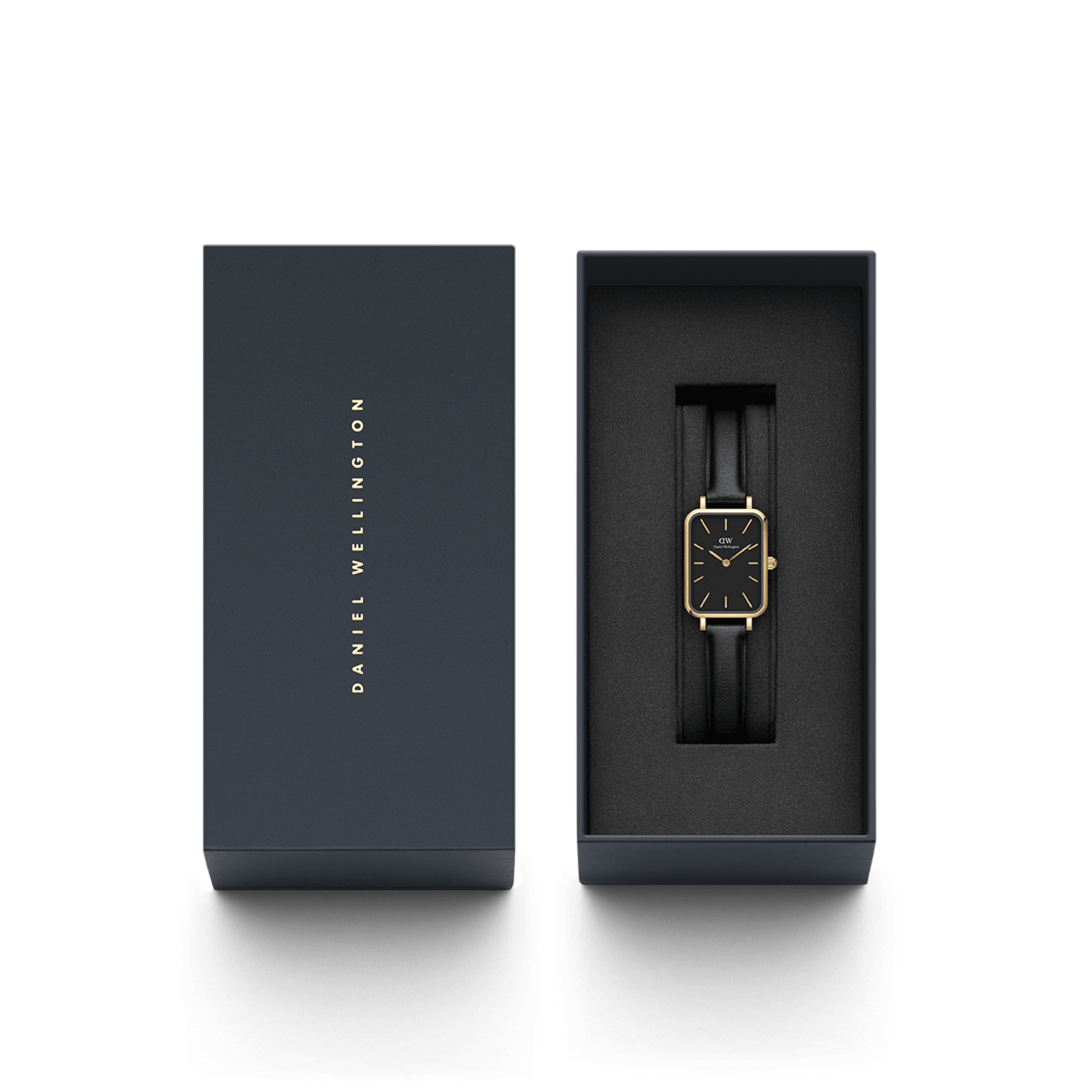 Daniel Wellington Quadro 20X26 Pressed Sheffield Gold & White Watch