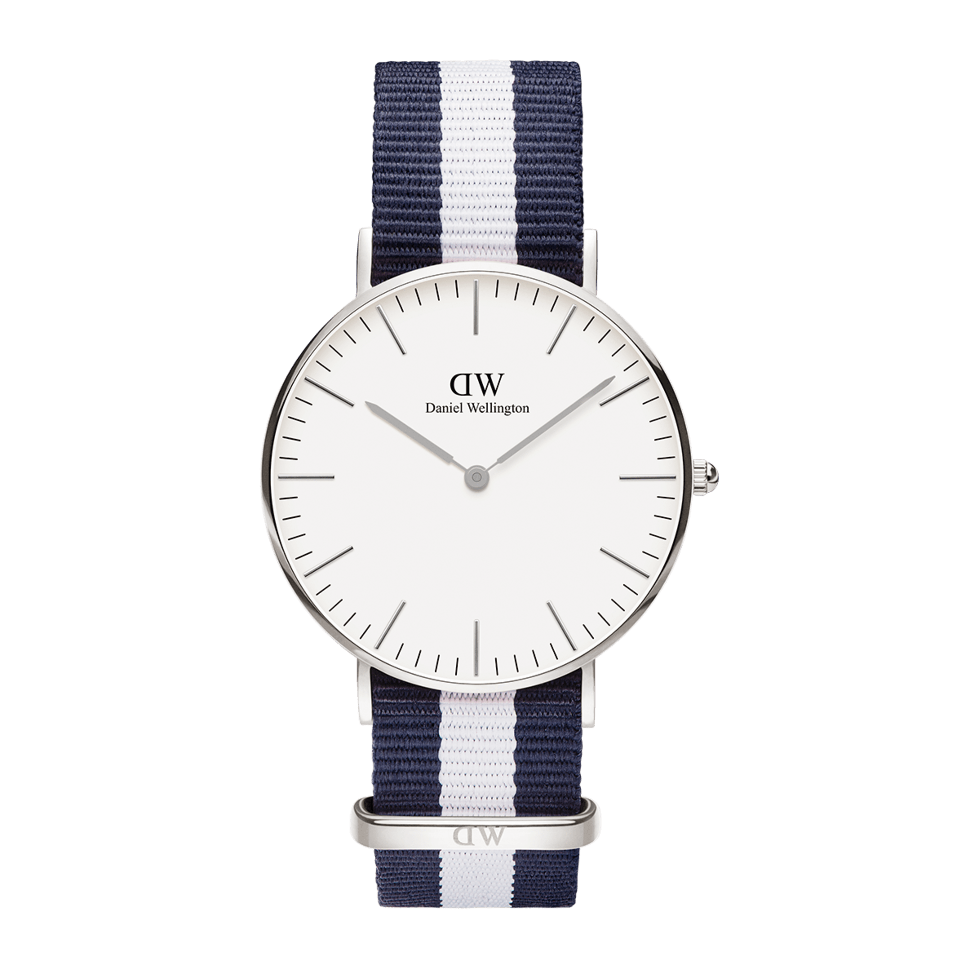Daniel Wellington Classic 40 Glasgow Silver & White Watch