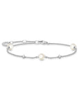 Thomas Sabo Bracelet pearls and white stones silver